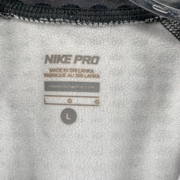 Nike Shirt Women's Size Large Pull Over 1/2 Zip Long Sleeve Athletic Exercise - Picture 9 of 14